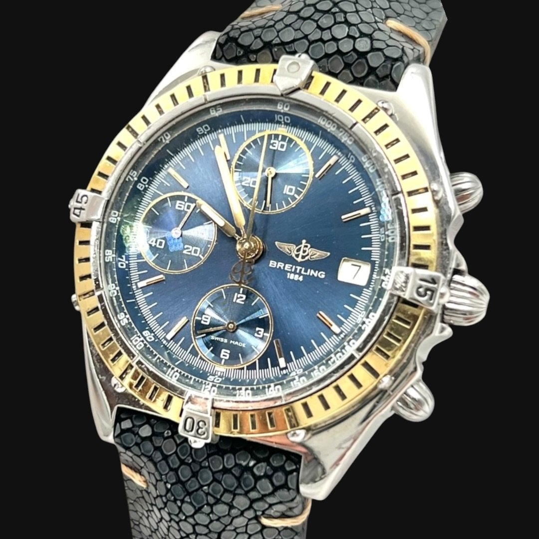 Breitling Chronomat 18k Gold & Steel Valjoux 7750 chronograph Мъжки часовник