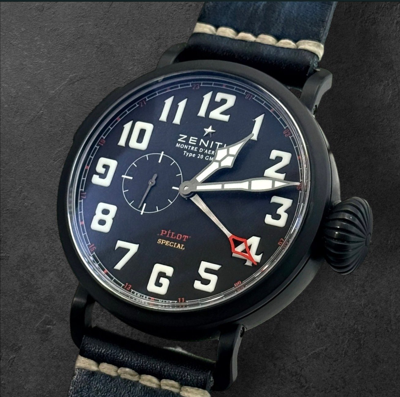 Zenith Montre d’Aéronef Type 20 GMT Pilot Special – Limited Edition (382 / 500) Мъжки Часовник
