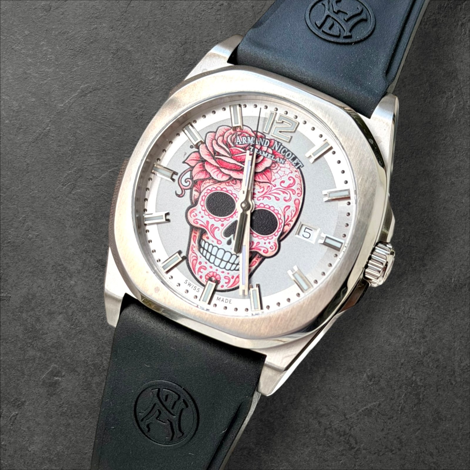 Armand Nicolet Tramelan S05 Sugar Skull Limited Edition