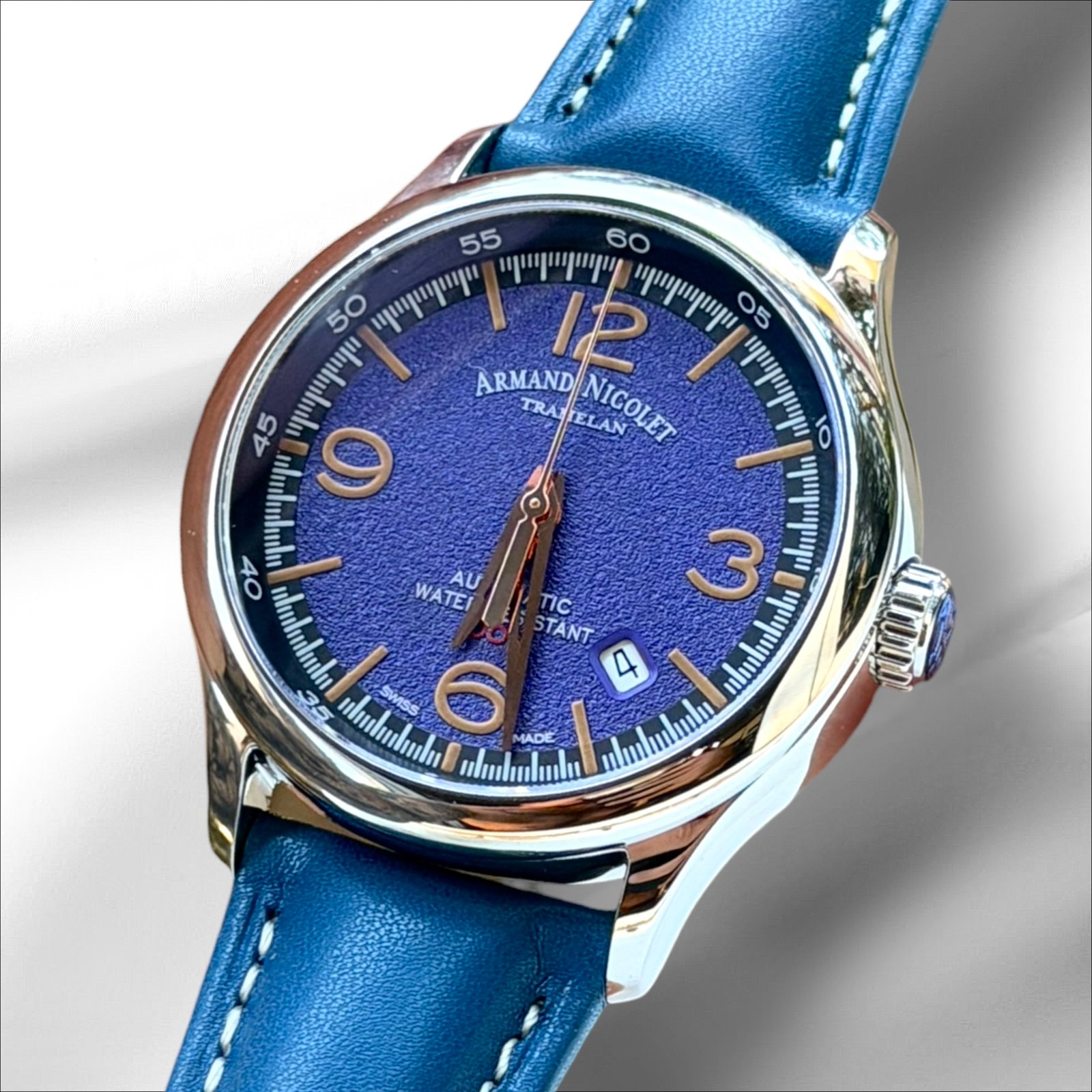 Armand Nicolet Tramelan Automatic (A840) – Нов, Фул Комплект